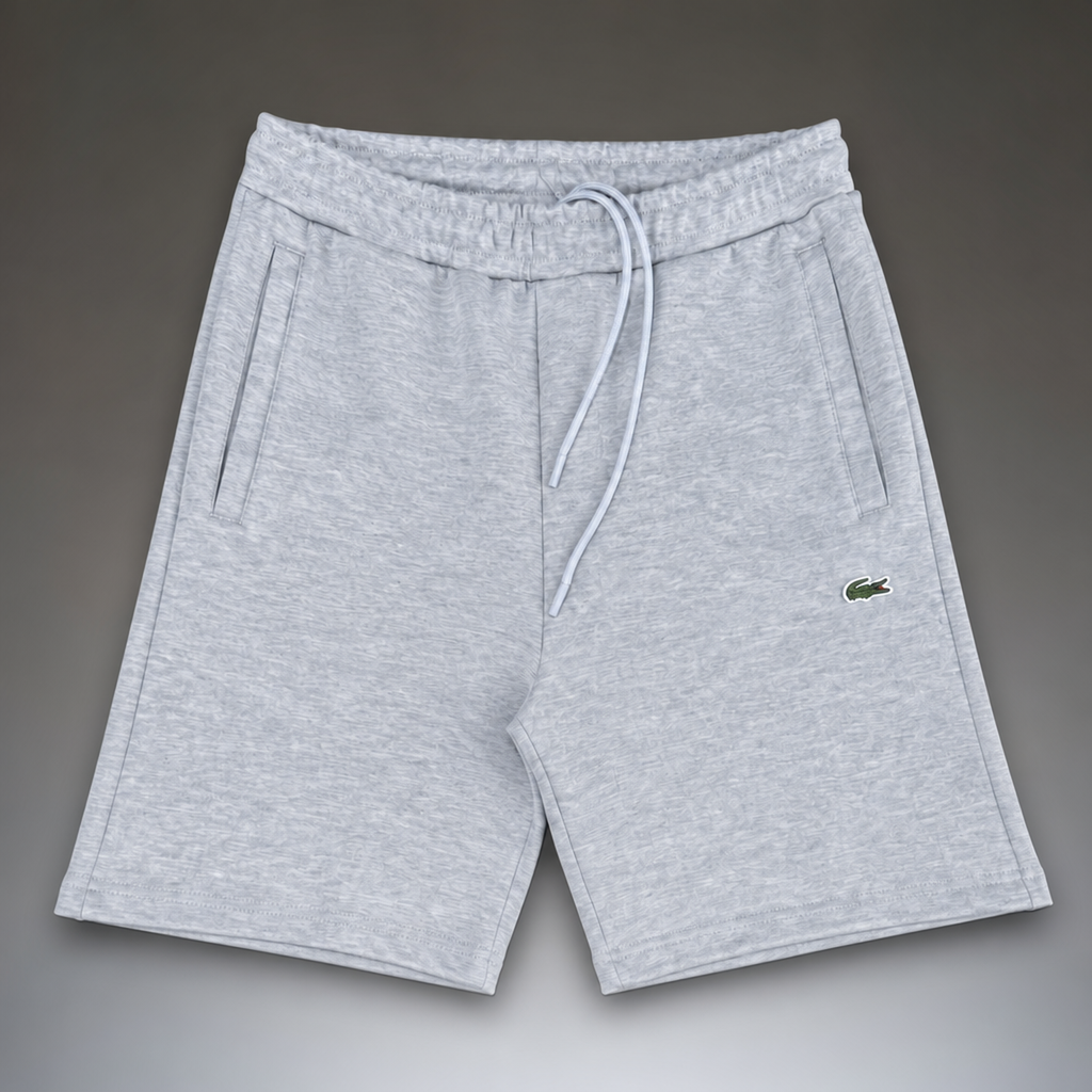Lacoste Fleece pantaloni scurți sport pentru bărbați, gri clasic. Premium calitate
