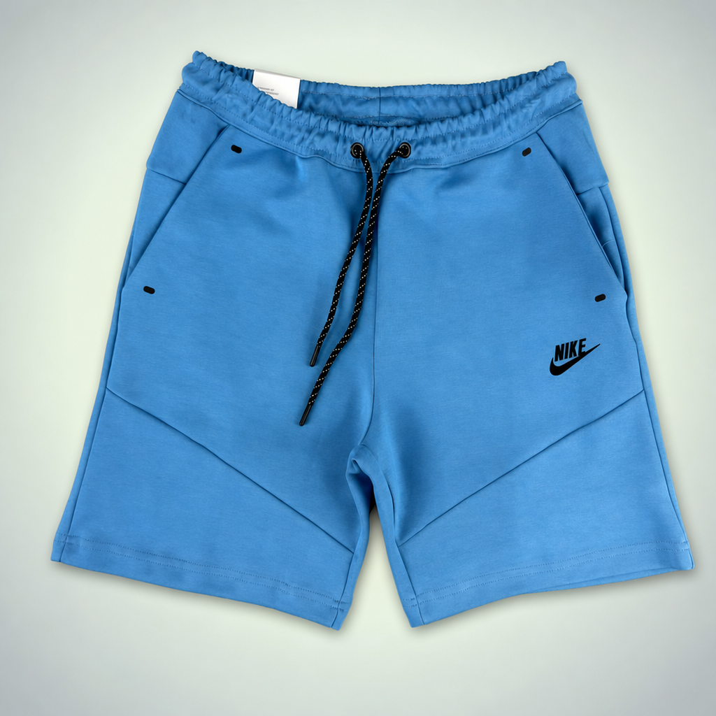 Nike Tech Fleece pantaloni scurți sport pentru bărbați, albastru. Premium calitate