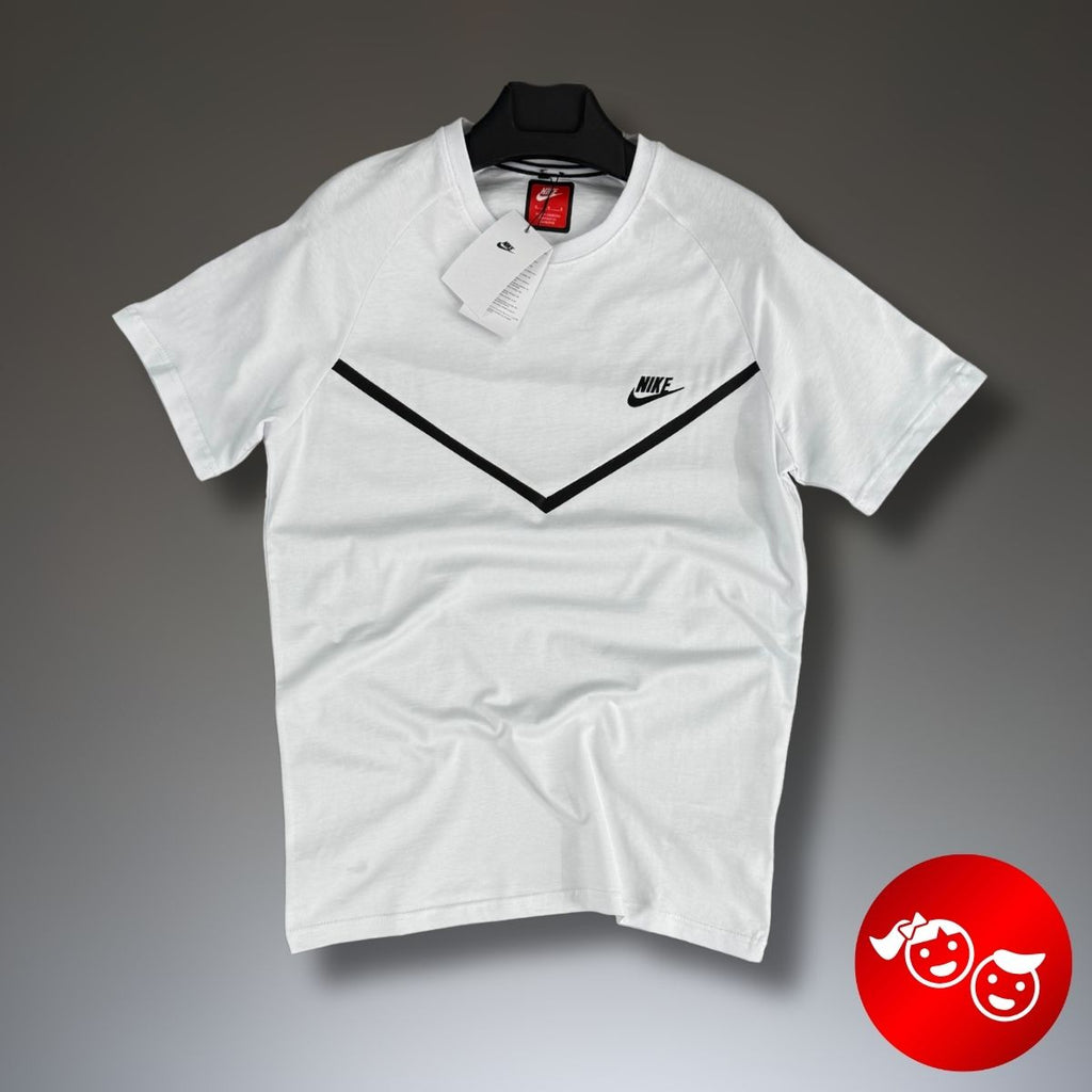 Tricou Nike Tech Fleece alb închis pentru copii. Model 2024. Calitate premium