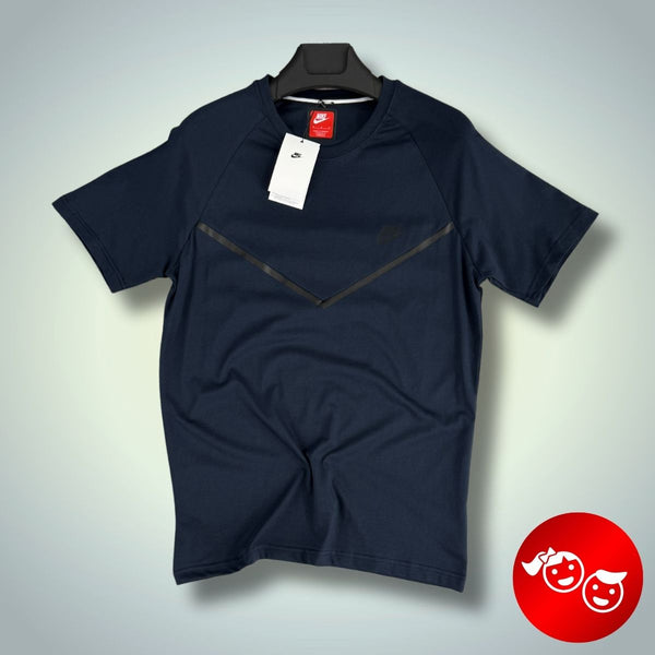 Tricou Nike Tech Fleece albastru închis pentru copii. Model 2024. Calitate premium