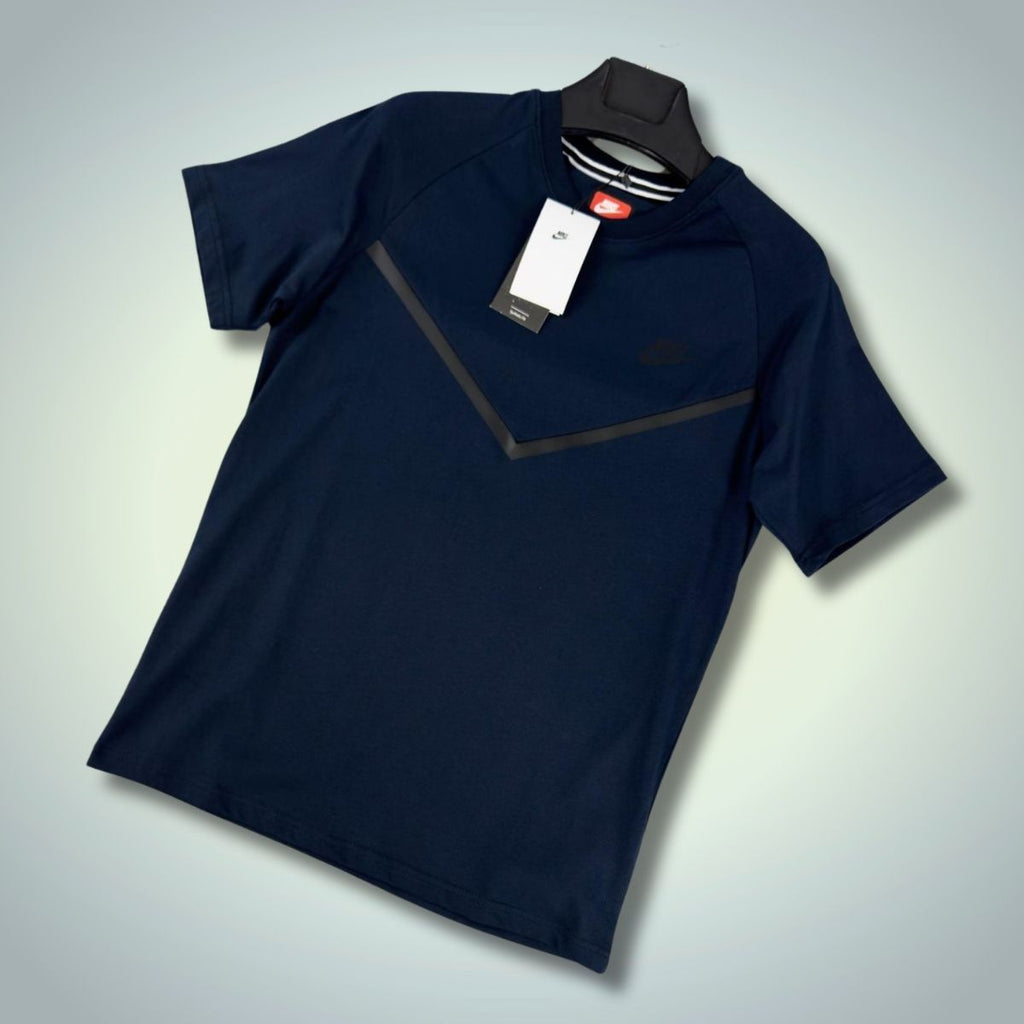 Tricou bărbați Nike Tech Fleece, albastru închis. Calitate premium