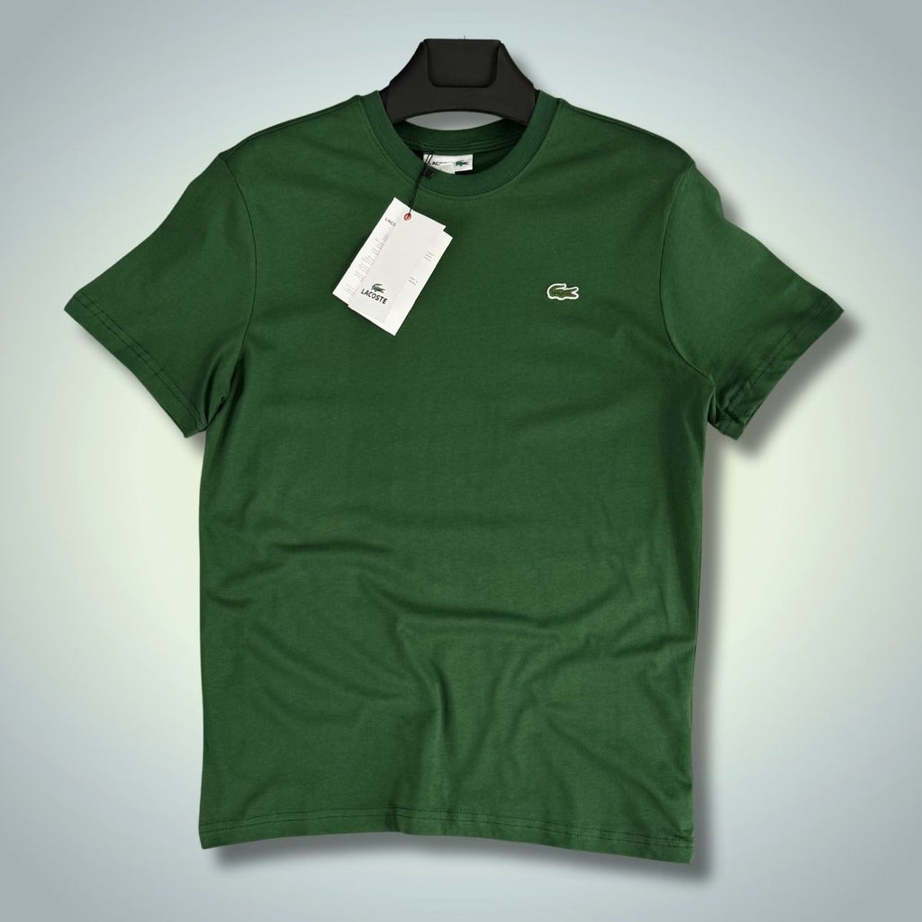 Tricou Lacoste pentru bărbați, verde. Calitate premium