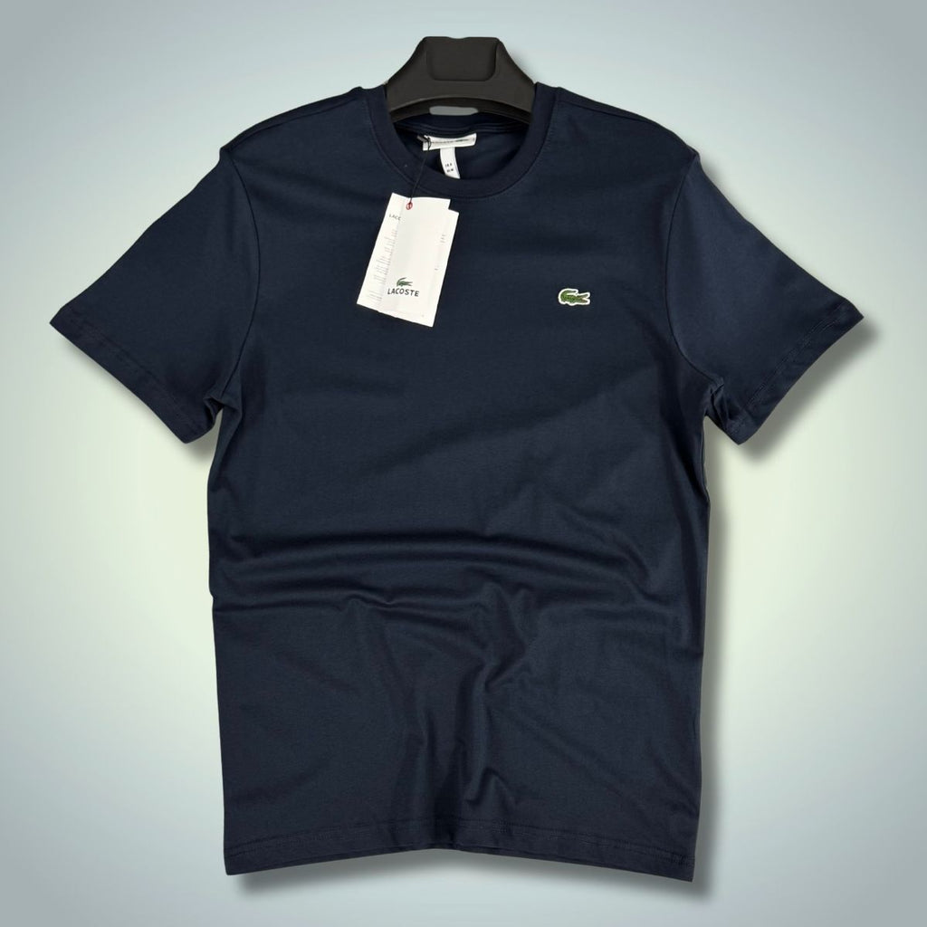 Tricou Lacoste pentru bărbați, albastru închis. Calitate premium