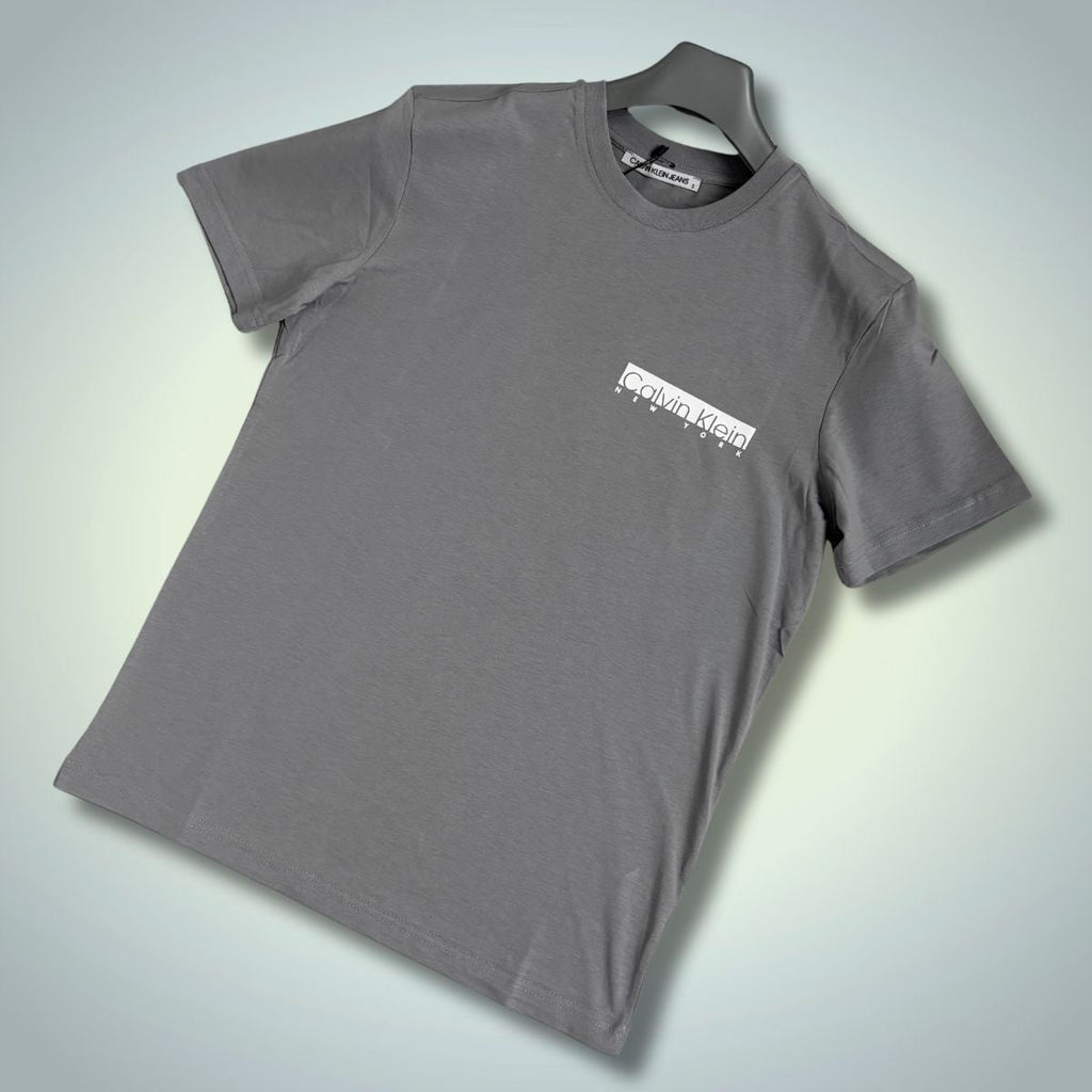 Tricou Calvin Klein pentru bărbați, New York, gri. Calitate premium