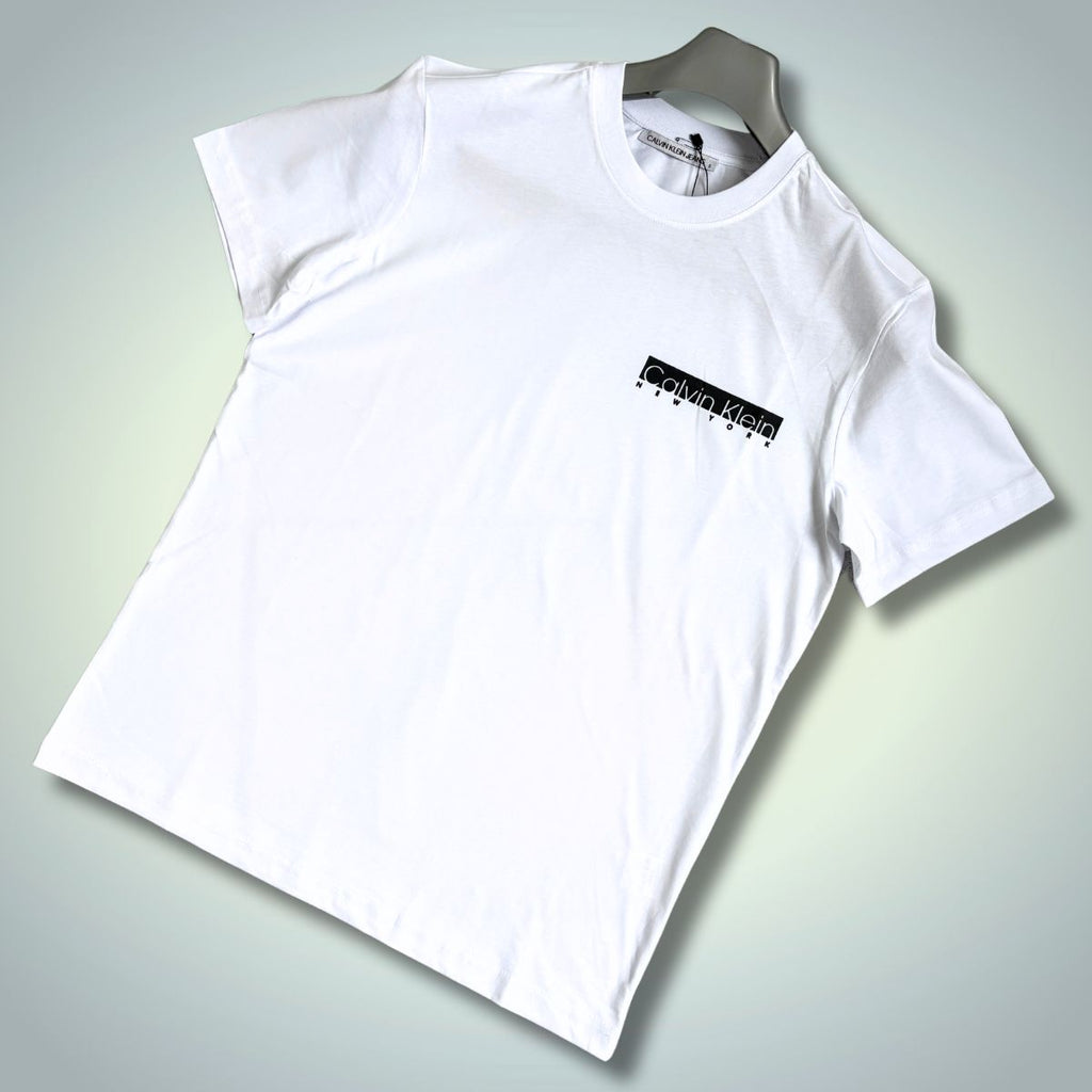Tricou Calvin Klein pentru bărbați, New York, alb. Calitate superioară