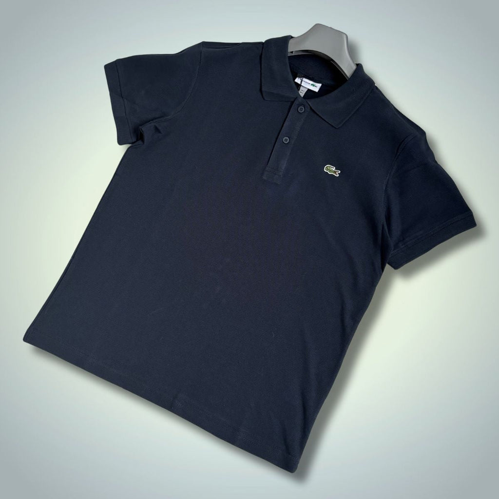 Tricou polo Lacoste pentru bărbați, albastru închis. Calitate superioară