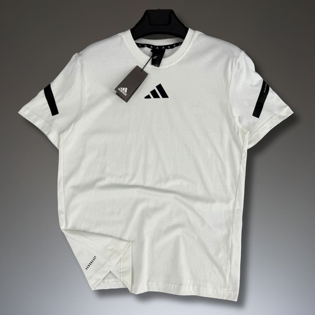 Tricou Adidas pentru bărbați, alb. Model 2025. Calitate premium
