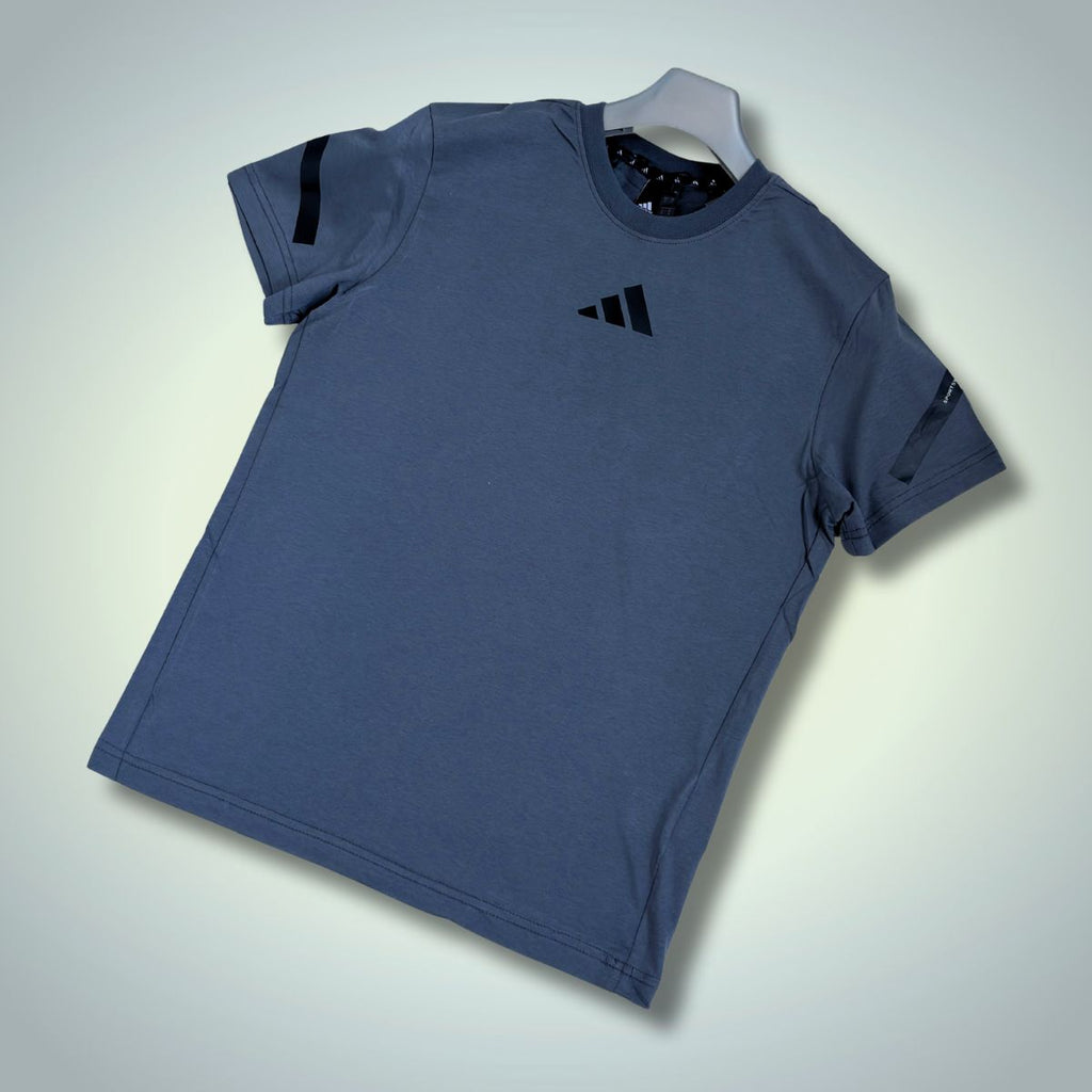 Tricou bărbați Adidas, albastru. Model 2025. Calitate premium