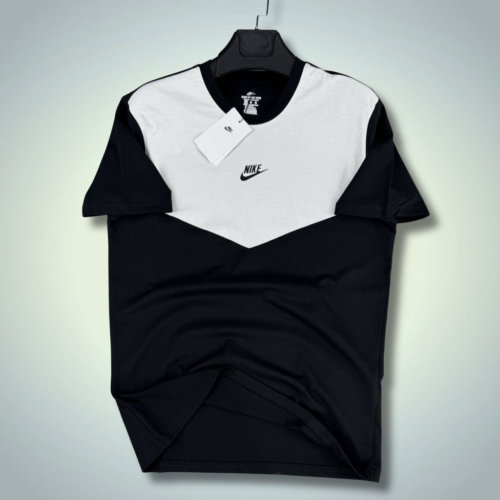 Tricou bărbați alb-negru Nike Tech Fleece. Model 2026. Calitate Premium