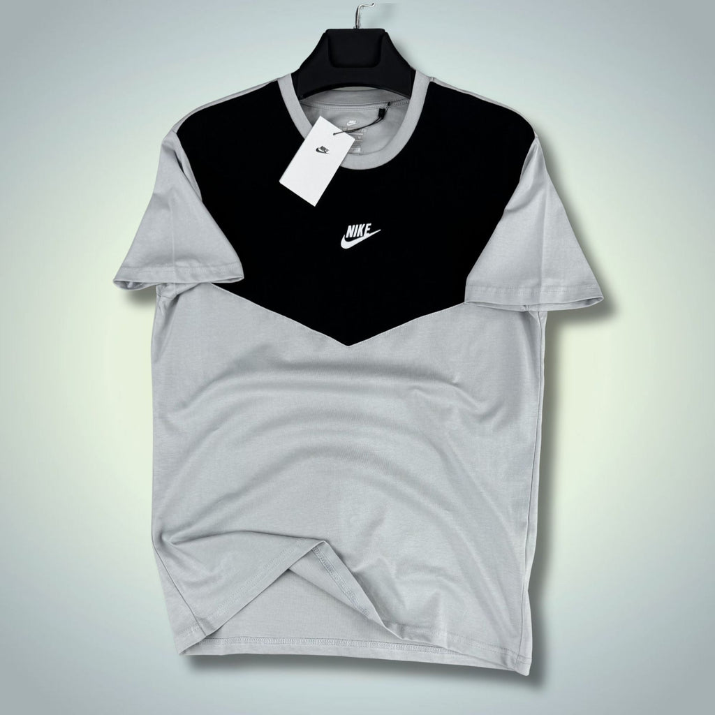 Tricou bărbați negru-gri Nike Tech Fleece. Model 2026. Calitate Premium