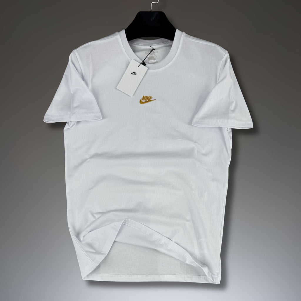 Tricou bărbați alb clasic Nike. Calitate Premium