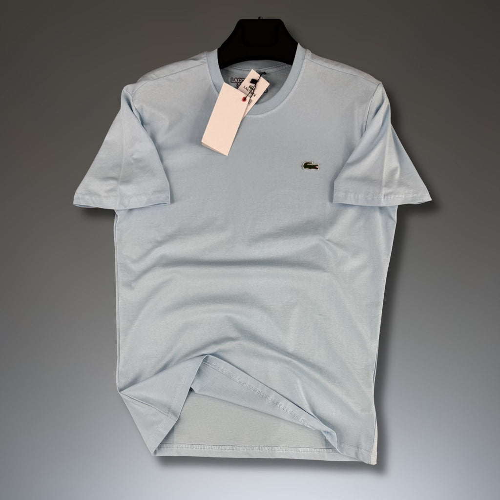 Tricou bărbați albastru deschis Lacoste. Calitate Premium