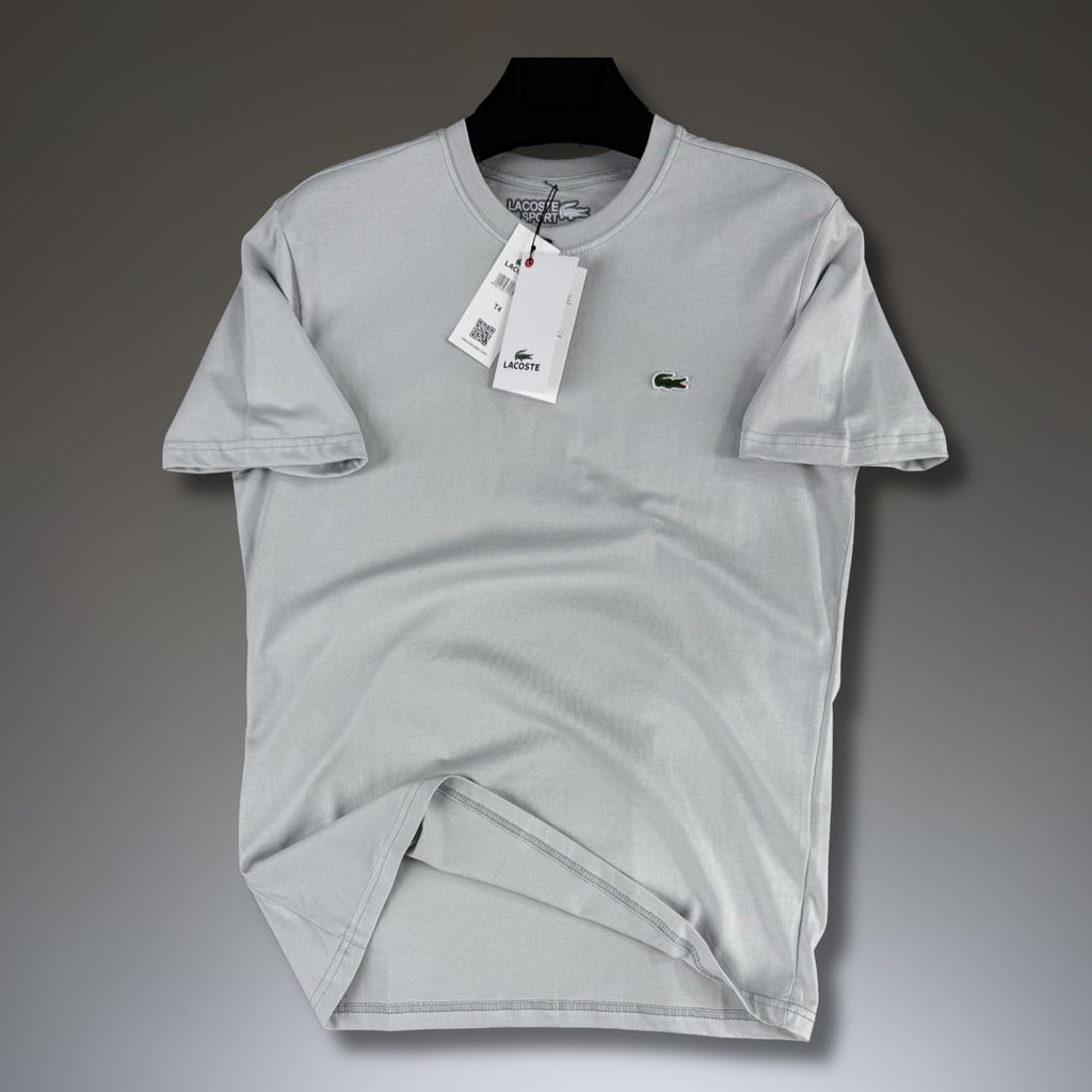 Tricou bărbați gri Lacoste. Calitate Premium