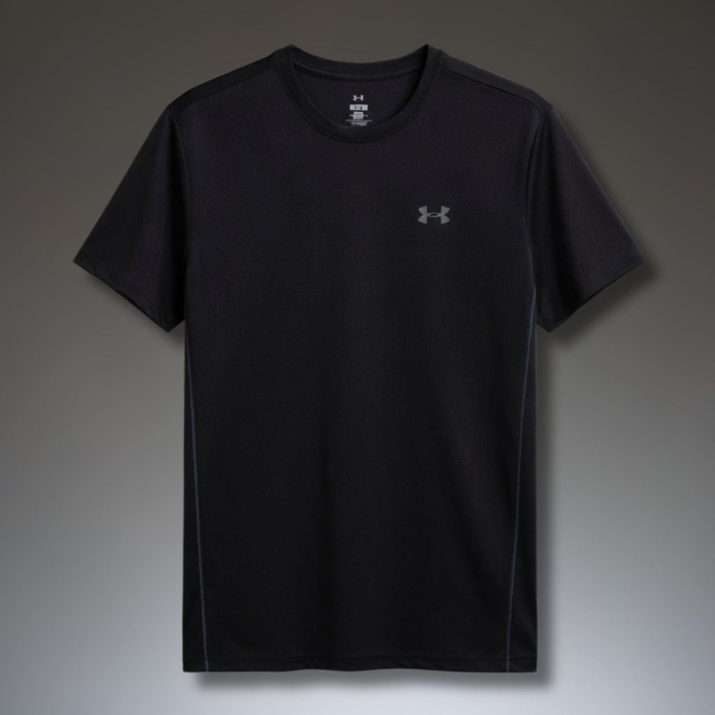 Tricou negru pentru bărbați Under Armour, logo mare pe spate. Premium calitate