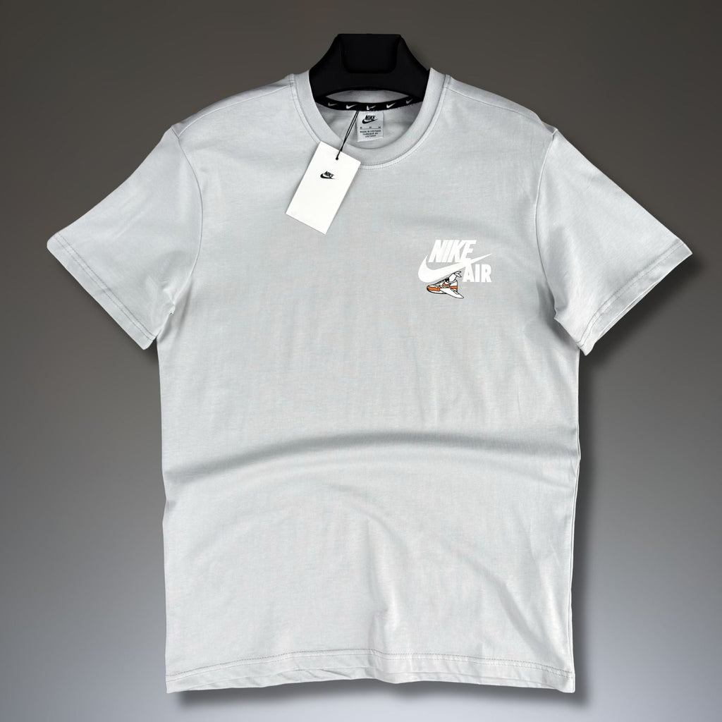 Tricou bărbătesc gri deschis Nike Air Max, aripi. Calitate premium