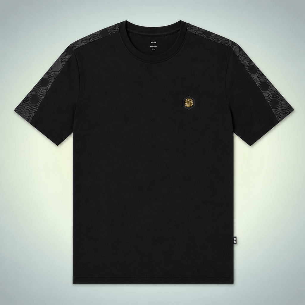 Hugo Boss tricou pentru bărbați, negru. Calitate premium