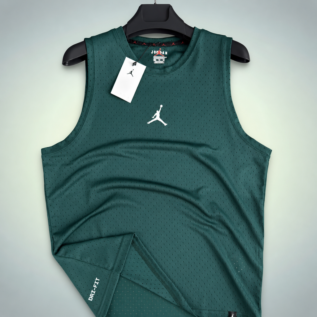 Air Jordan maiou pentru bărbați, verde. Calitate premium