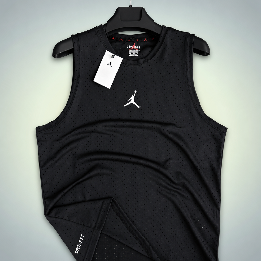 Air Jordan maiou pentru bărbați, negru. Calitate premium