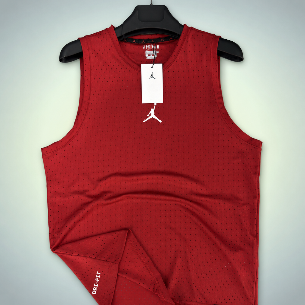 Air Jordan maiou pentru bărbați, Roșu. Calitate premium