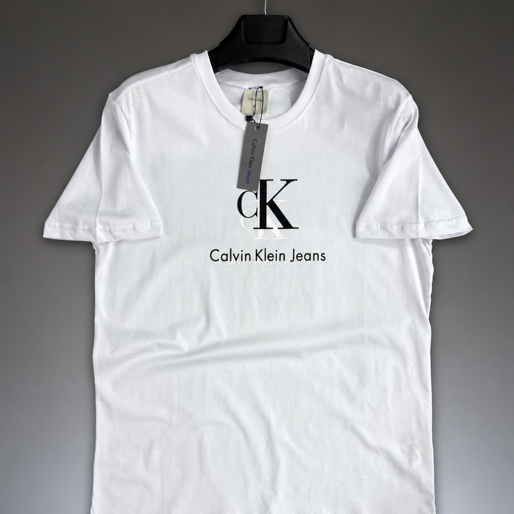 CK Classic tricou pentru bărbați, alb. Calitate premium