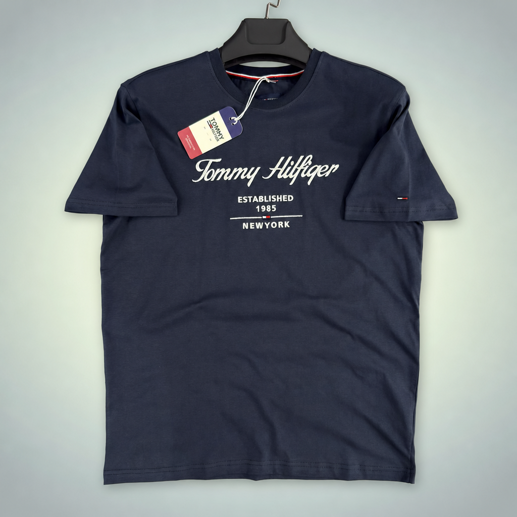 Tommy Hilfiger tricou pentru bărbați, albastru inchis. Calitate premium