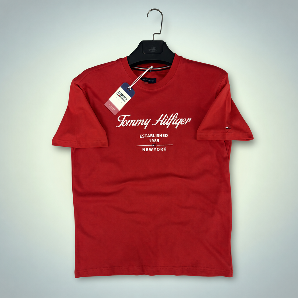 Tommy Hilfiger tricou pentru bărbați, Roșu. Calitate premium