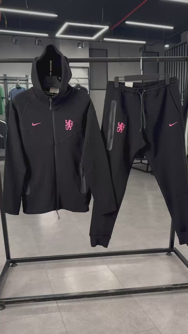Trening Nike Tech Fleece pentru bărbați, negru. Model 2024. Calitate premium